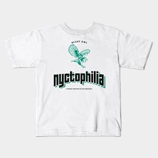 Nyctophilia - Night Owl Kids T-Shirt